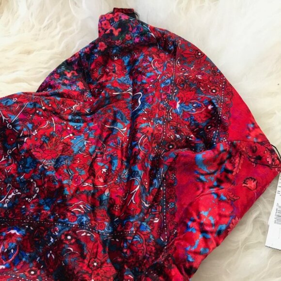 ELIE TAHARI Carter Velvet Floral Print Dress 1661 - Picture 6 of 7